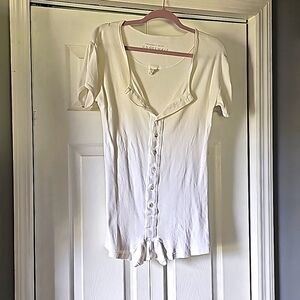 Victoria's Secret White Underware Pajama/Lounge